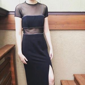 Black formal dress